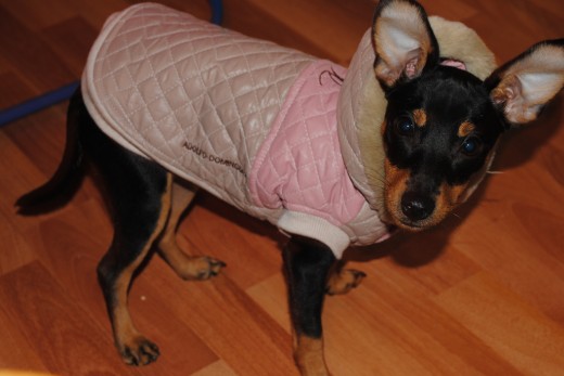 Mi niña wapa lista para salir en un día de lluvia!